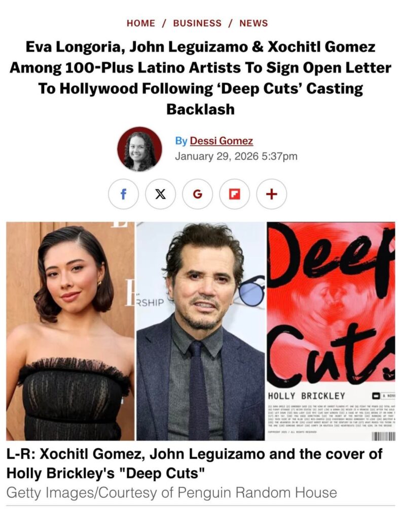 Melissa Barrera, John Leguizamo & Xochitl Gomez Among 100-Plus Latino Artists To Sign Open Letter To Hollywood Following ‘Deep Cuts’ Casting Backlash