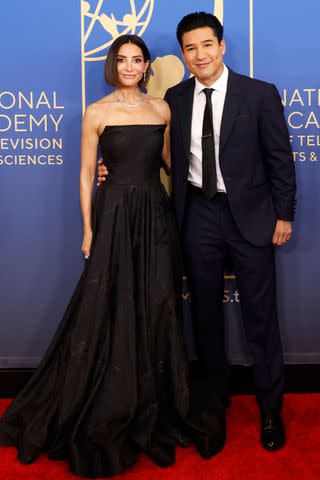 Taylor Hill/FilmMagic Courtney Lopez and Mario Lopez in October 2025