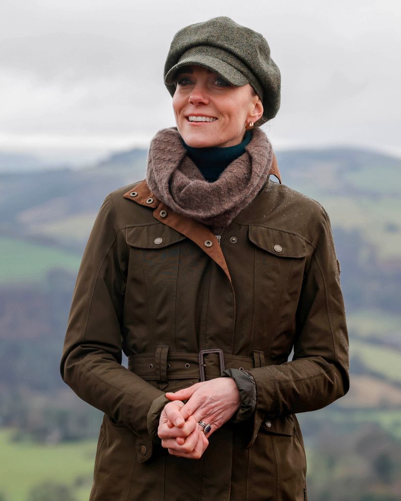 The Princess of Wales during a visit to Minds Over Mountains, a charity offering professional mental health support through therapeutic outdoor experiences