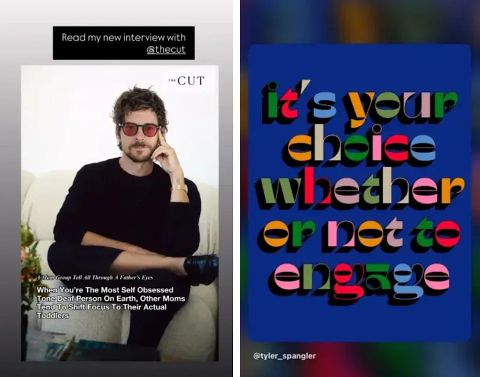 The tension rose to new heights when Duff's husband, Matthew Koma, took to Instagram to comment on Tisdale's allegations, which she first voiced in a viral blog published last month. Tisdale's husband then shared his own message. (seen right) <span class="image-credit">(Instagram)</span>