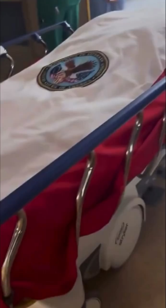 A nurse named Alex Pretti honoring a veteran who passed away