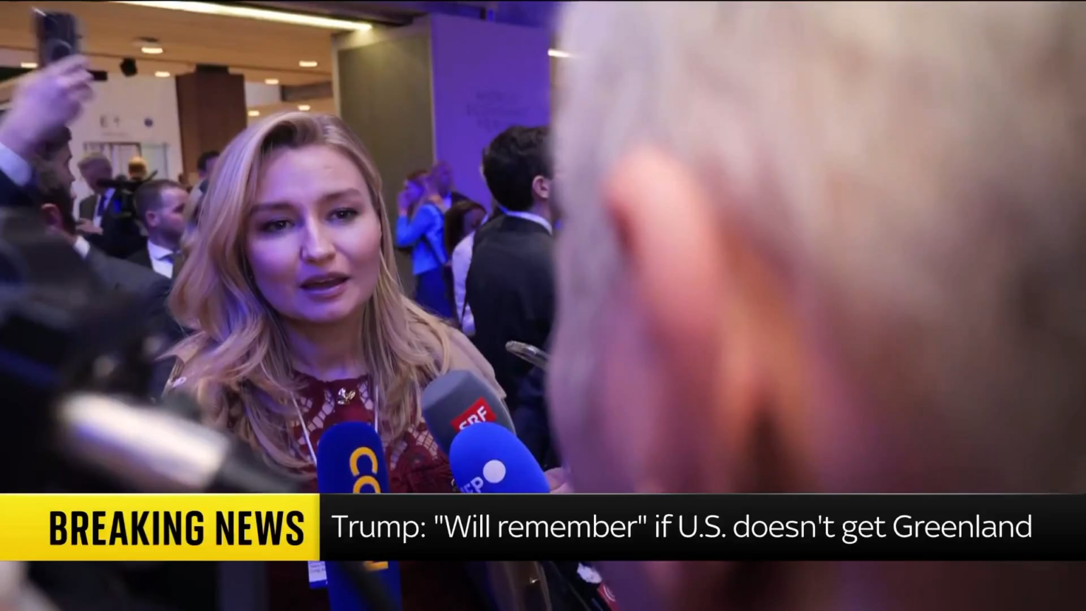 Sweden's deputy PM, Ebba Busch: “it’s interesting having heard for so many years that female politicians are too emotional to be leaders and let’s just say’s there’s been a lot of emotions of the male leaders on both sides of the pond” and tells Trump to calm down.. we won’t be blackmailed