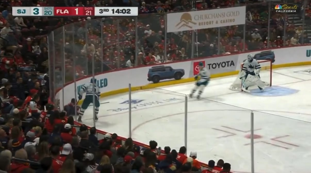 Florida Panthers get beat on the ice and lose game to San Jose Sharks days after visiting Trump in the White House