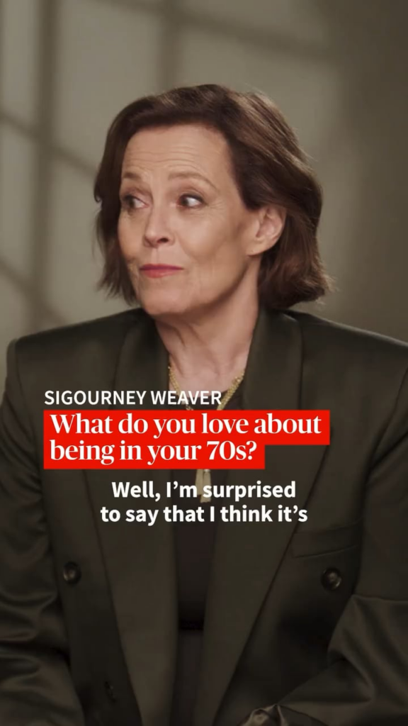 Sigourney Weaver on getting older: ‘To have the luxury of getting older and your perspective changing. There’s many more things I’m worried about it in the world but there are many more things to notice and be grateful for’