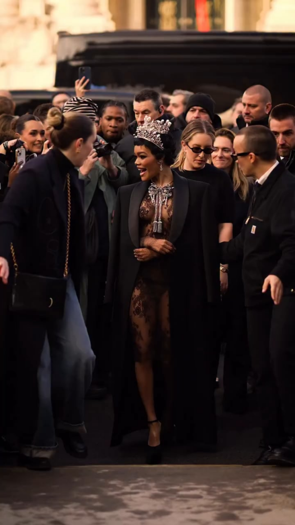 Teyana Taylor - Schiaparelli Haute Couture Week Spring/Summer 2026 Show as part of Paris Fashion Week - IG January 2026