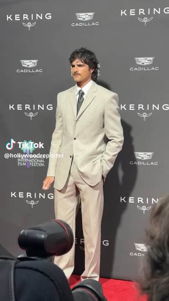 Jacob Elordi rocks a mustache (and fangirls over Jane Fonda) at the Palm Springs International Film Festival