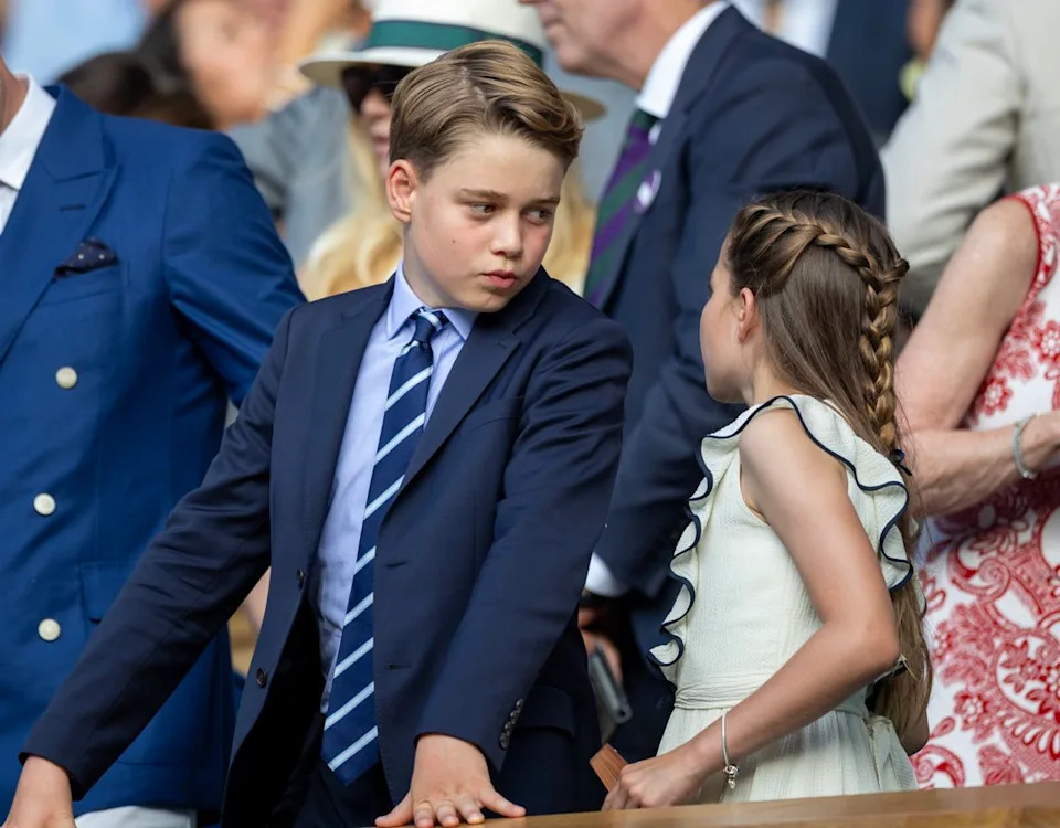 Getty Prince George and Princess Charlotte on July 13, 2025