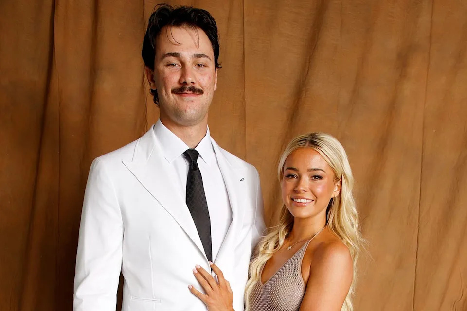 Rob Tringali/MLB Photos via Getty Paul Skenes and Livvy Dunne