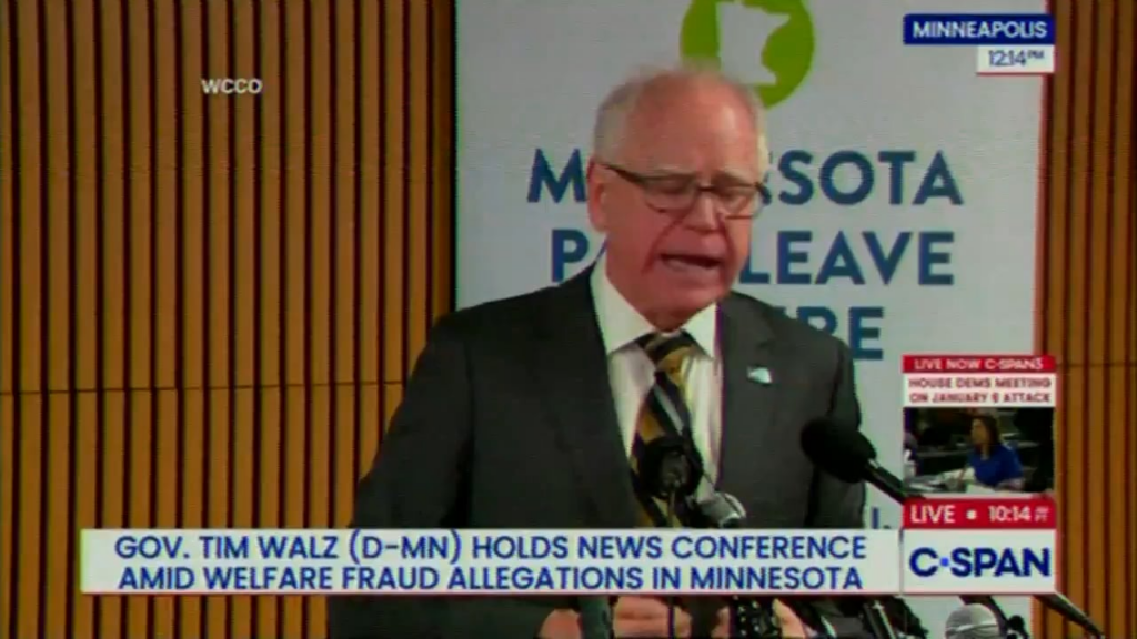 Gov. Tim Walz: “I'm not going anywhere. You can make all your requests for me to resign. Over my dead body will that happen. I will fight this thing to the very end to make this state better. And the question I think they need to decide is when will the guy in the White House resign?"
