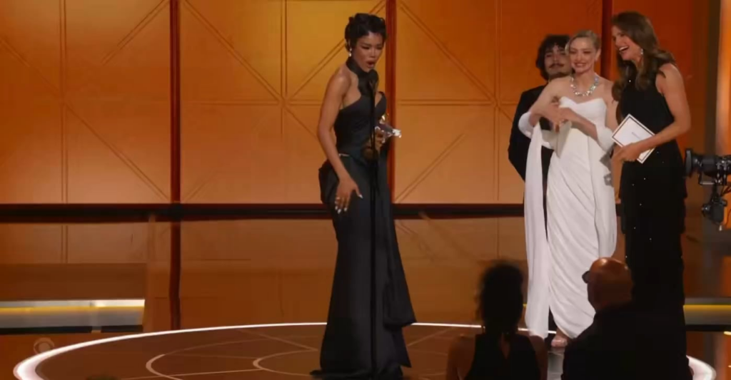 Teyana Taylor's Golden Globes Speech: “To my brown sisters and little brown girls watching tonight, our softness is not a liability. Our depth is not too much. Our light does not need permission to shine. We belong in every room we walk into. Our voices matter and our dreams deserve space”