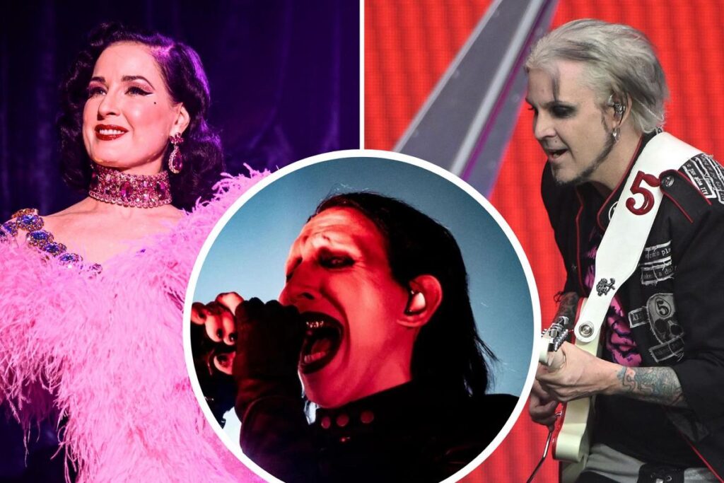 Musicians + Celebrities Gather for Marilyn Manson Birthday Party