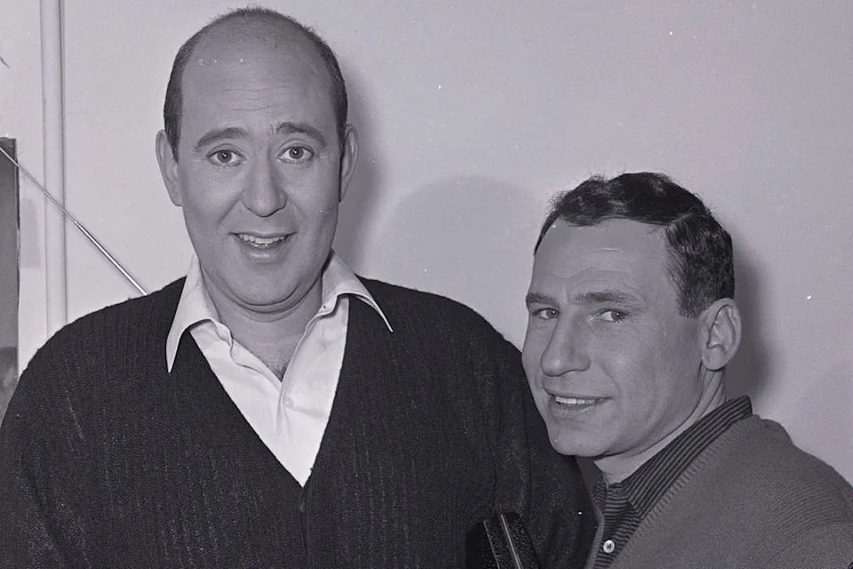 ABC Photo Archives/Disney General Entertainment Content via Getty Carl Reiner and Mel Brooks in 1964