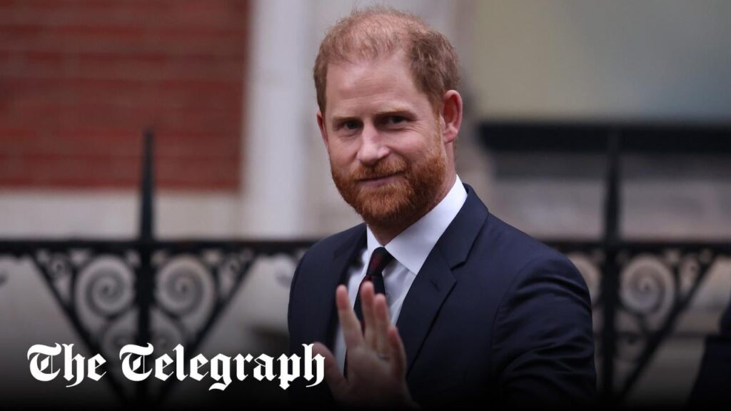Prince Harry’s stalker sat metres behind him at High Court trial