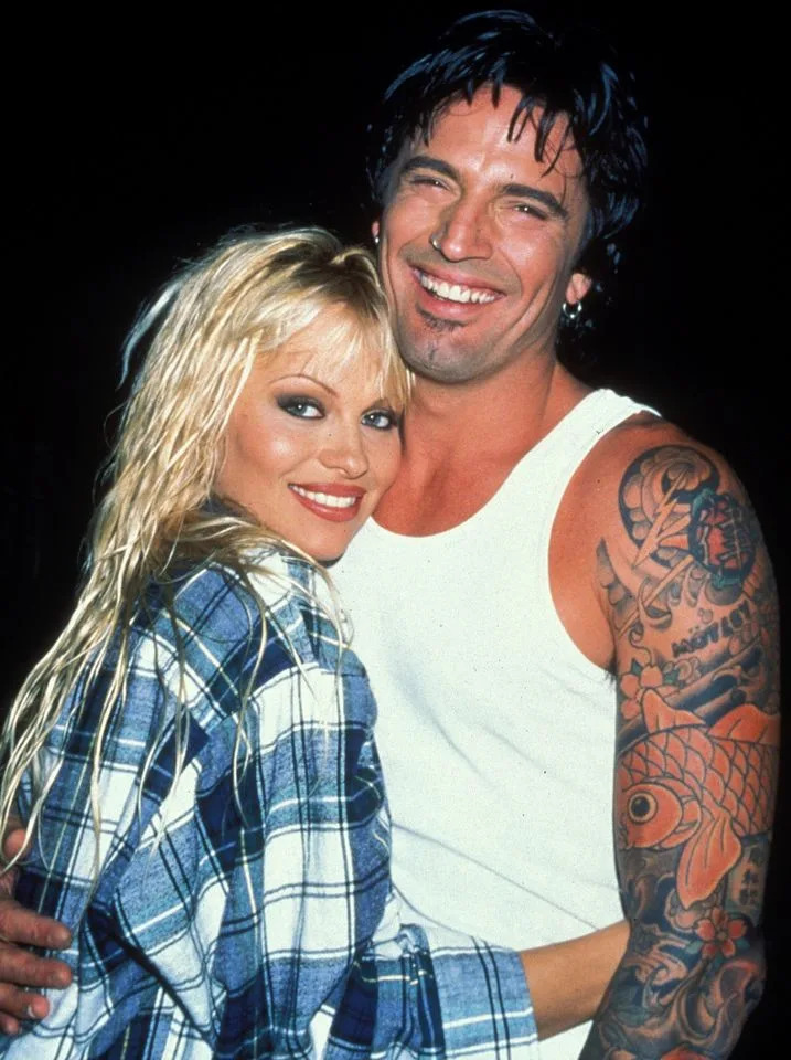 Jeffrey Mayer/WireImage Pamela Anderson and Tommy Lee at the Planet Boom in North Hollywood, California in 1996.