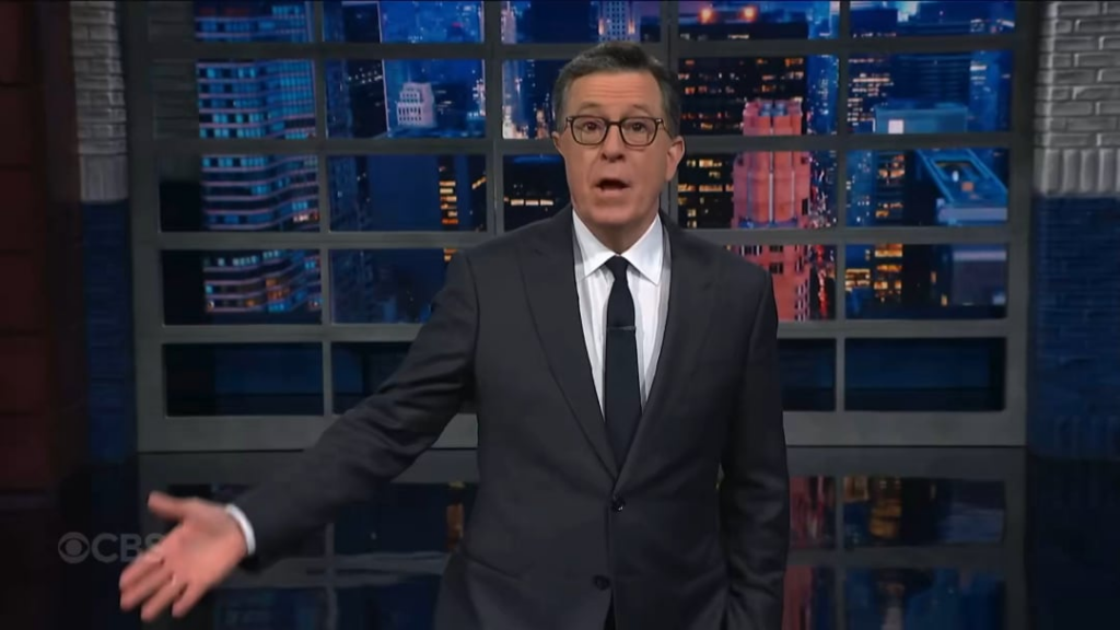 Stephen Colbert on ICE: Masked secret police shooting innocent people with impunity in the streets are not victims. They are, at best, weak-minded individuals full of anger who have been led to the darkness by Donald Trump