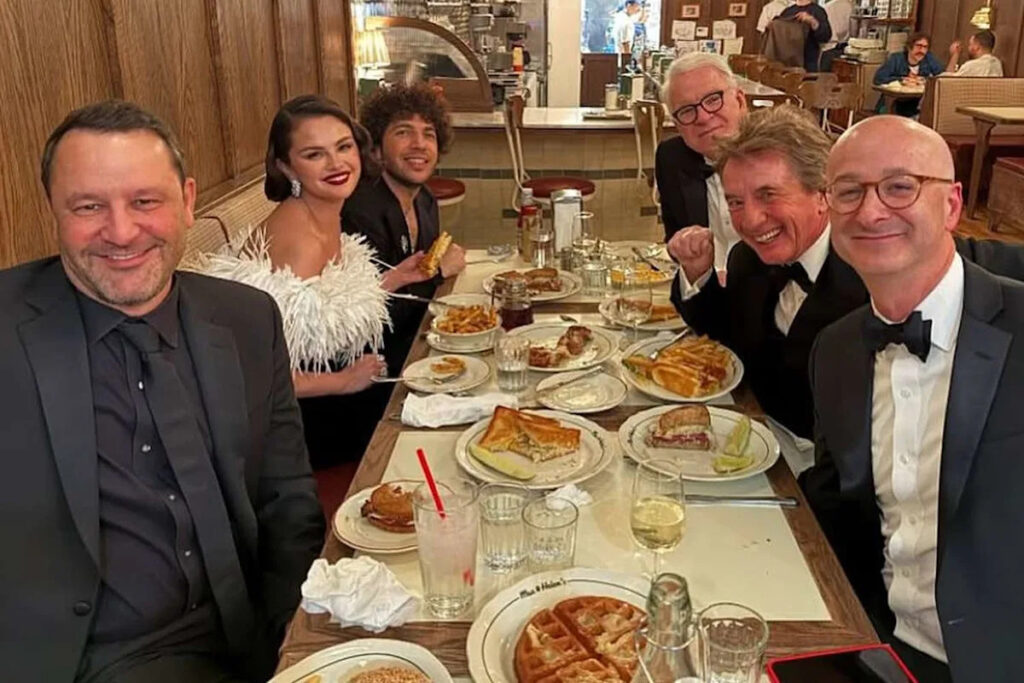 Selena Gomez, Benny Blanco, Steve Martin and Martin Short Went to a Diner After the Golden Globes