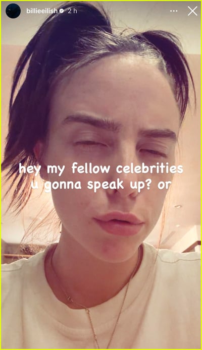 billie eilish screenshot