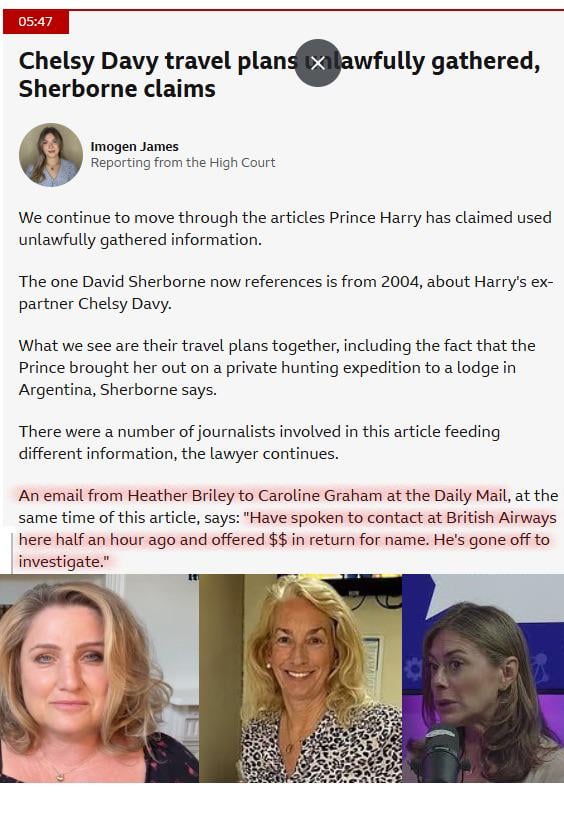 Caroline Graham (the creepy DM reporter who is “friends” with Thomas Markle) unsurprisingly implicated in Harry’s privacy lawsuit
