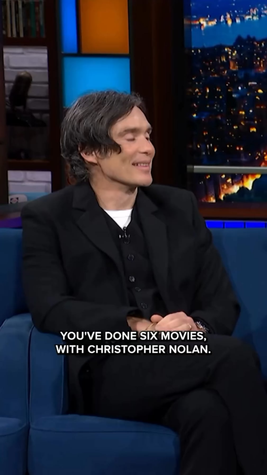 Cillian Murphy is relieved that he's not in Christopher Nolan's The Odyssey.