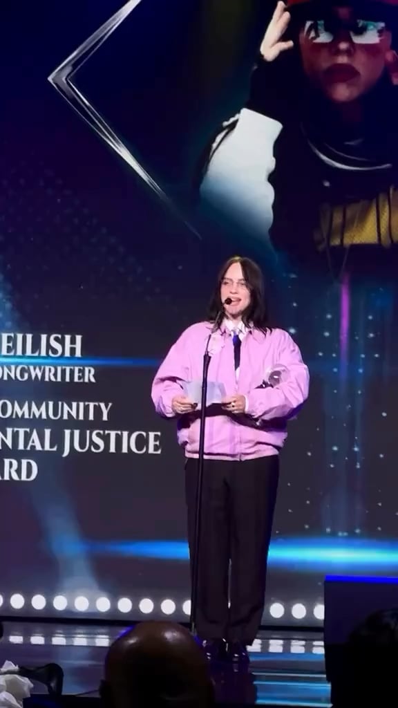 Billie Eilish: “It’s very strange to be celebrated for working towards environmental justice at a time where it feels less achievable than ever given the state of our country & the world right now. We’re seeing our neighbors being kidnapped, peaceful protesters being assaulted & murdered.”