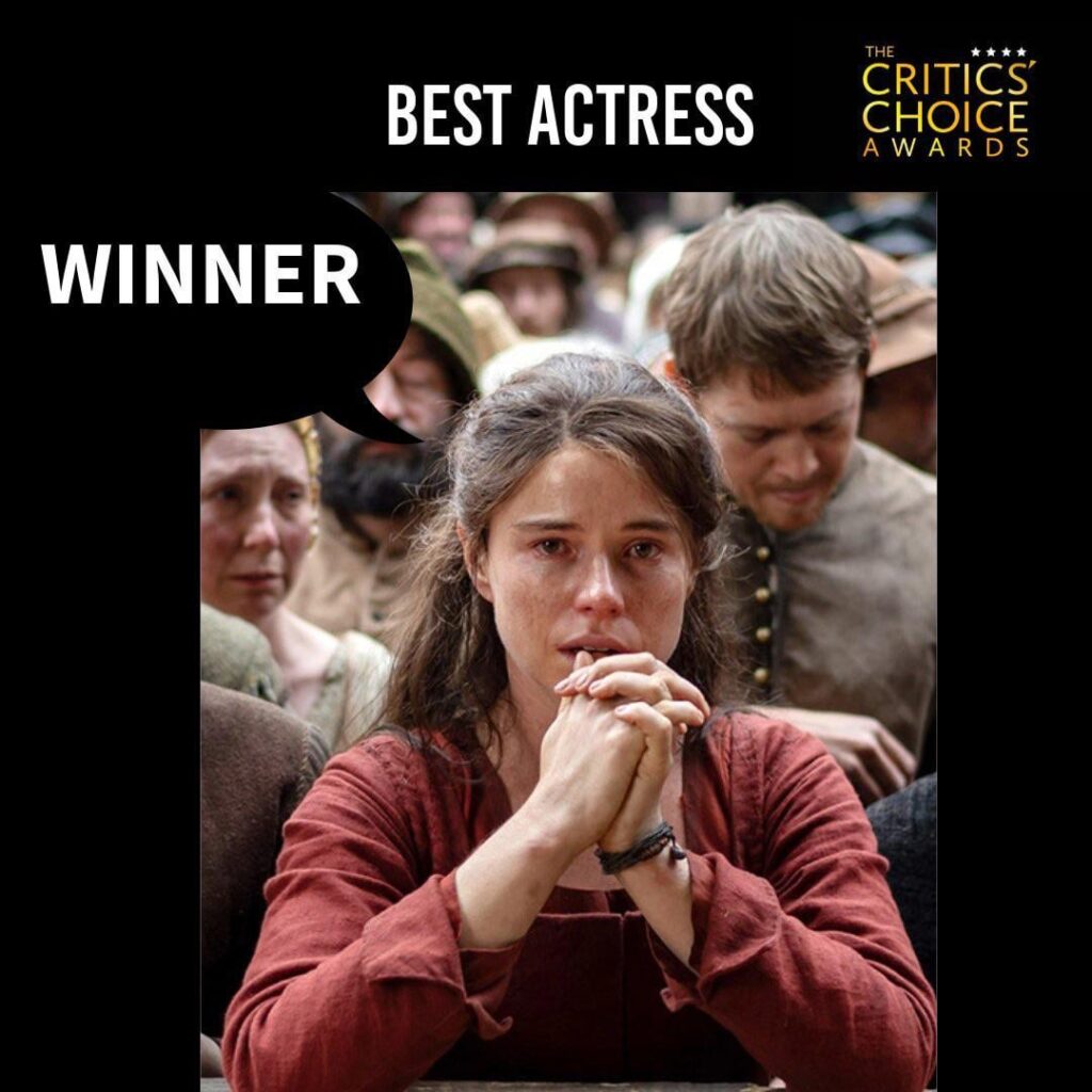 Jessie Buckley has won Best Actress for ‘Hamnet’ at the 31st Annual Critics Choice Awards (January 4, 2026)