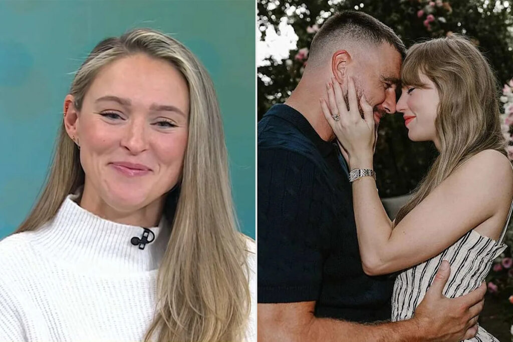 Kylie Kelce Has Surprising Response to Question About Travis Kelce and Taylor Swift’s Wedding Plans Kylie Kelce Has Surprising Response to Question About Travis Kelce and Taylor Swift's Wedding Plans