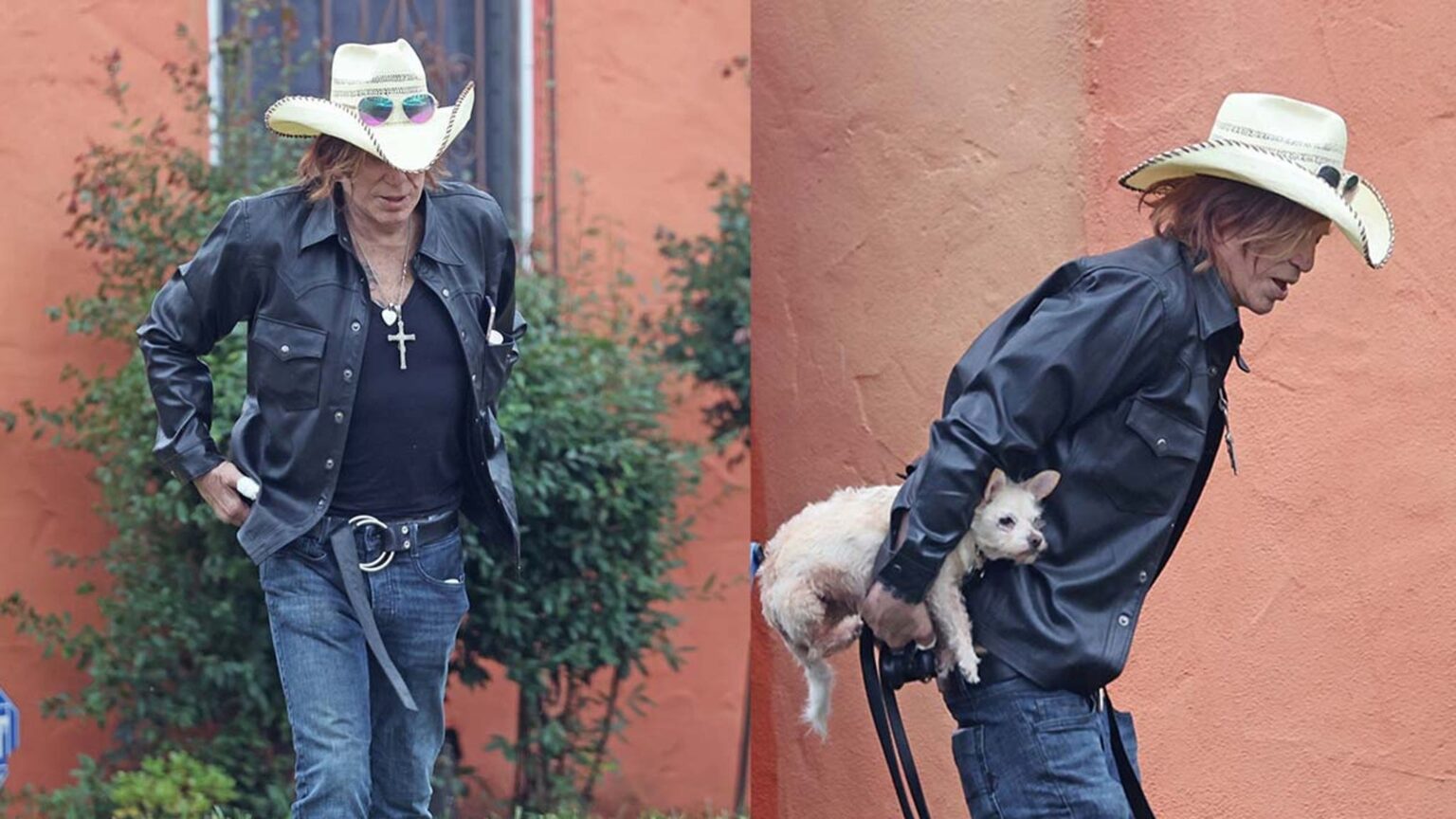 Mickey Rourke Checks Into West Hollywood Hotel With Dog Amid Threat of Eviction