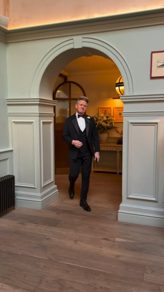 Gordon Ramsay’s first look with his daughter Holly on her wedding day
