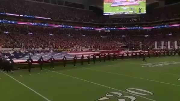 Trump getting a mixed reception at the 2026 College Football Championship, where he was met with boos. ESPN quickly took him off the screen