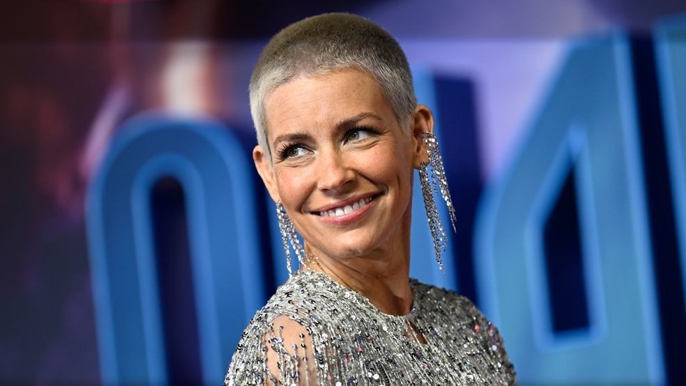 { }Evangeline Lilly attends the UK Gala Screening of Marvel's Ant-Man and the Wasp: Quantumania, at BFI IMAX Waterloo on February 16, 2023 in London, England. (Gareth Cattermole/Getty Images for Disney)