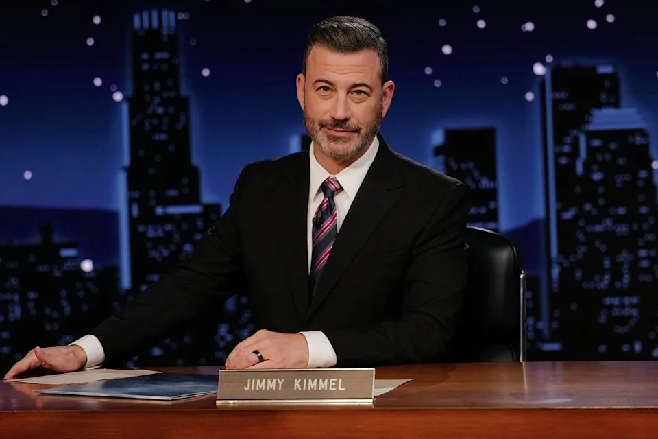 Randy Holmes/Disney via Getty Jimmy Kimmel on 'Jimmy Kimmel Live!' on Sept. 23, 2025