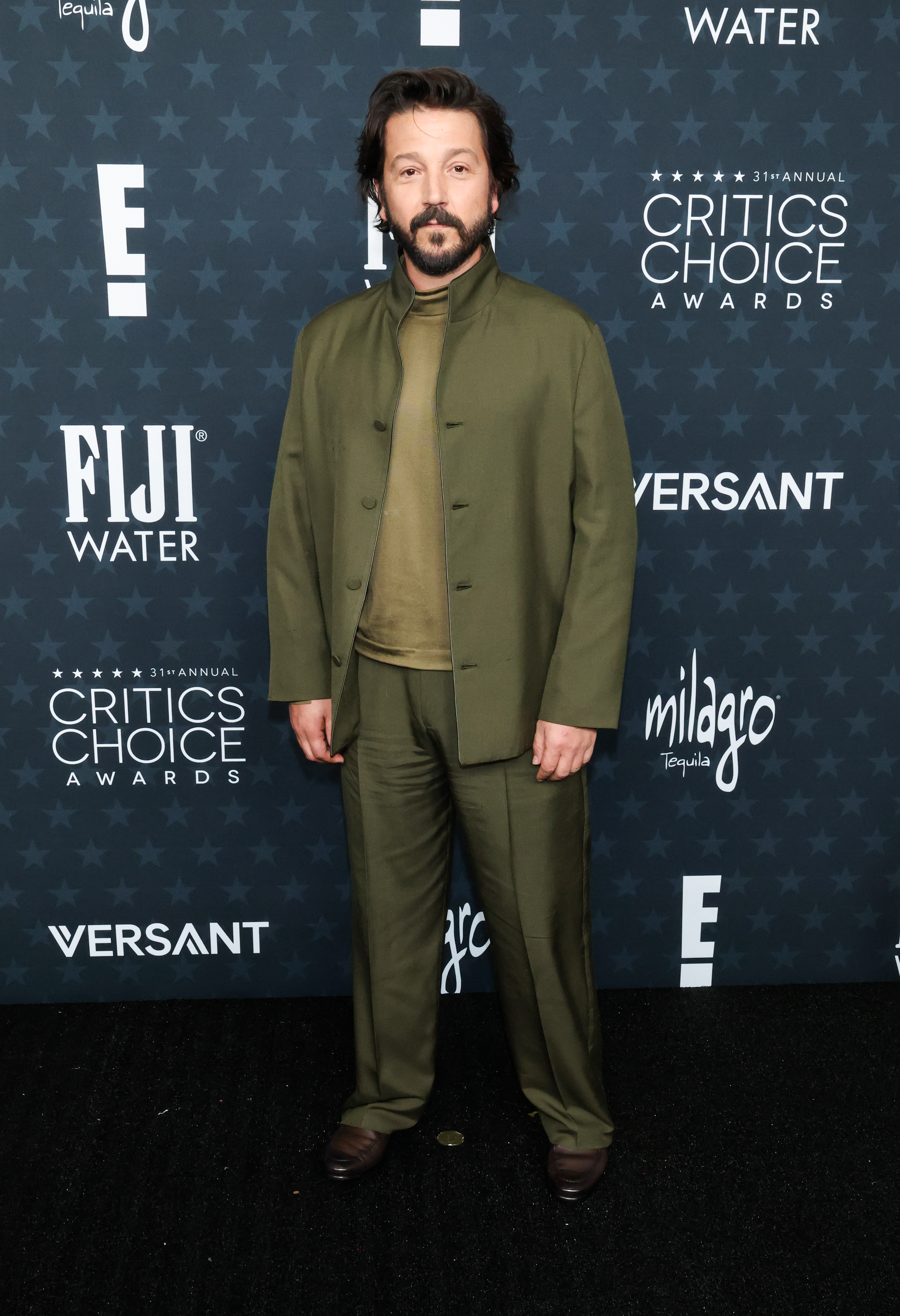 Diego Luna attends the 31st Annual Critics Choice Awards at Barker Hangar on January 04, 2026 in Santa Monica, California