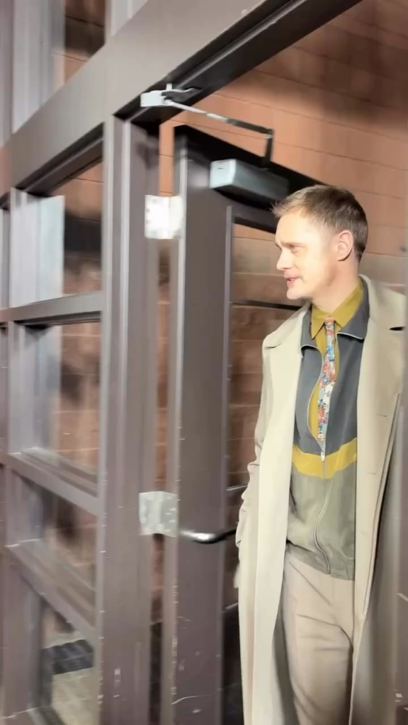 Alexander Skarsgard (and his flip flops) at "The Moment" premiere at Sundance