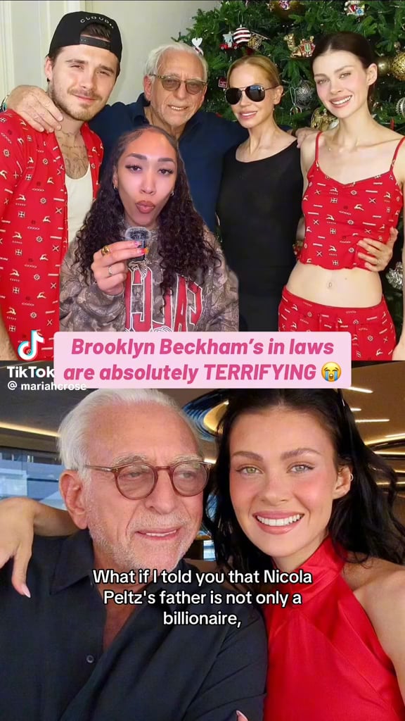Tiktoker does deep dive into Brooklyn Beckham's terrifying in-laws.