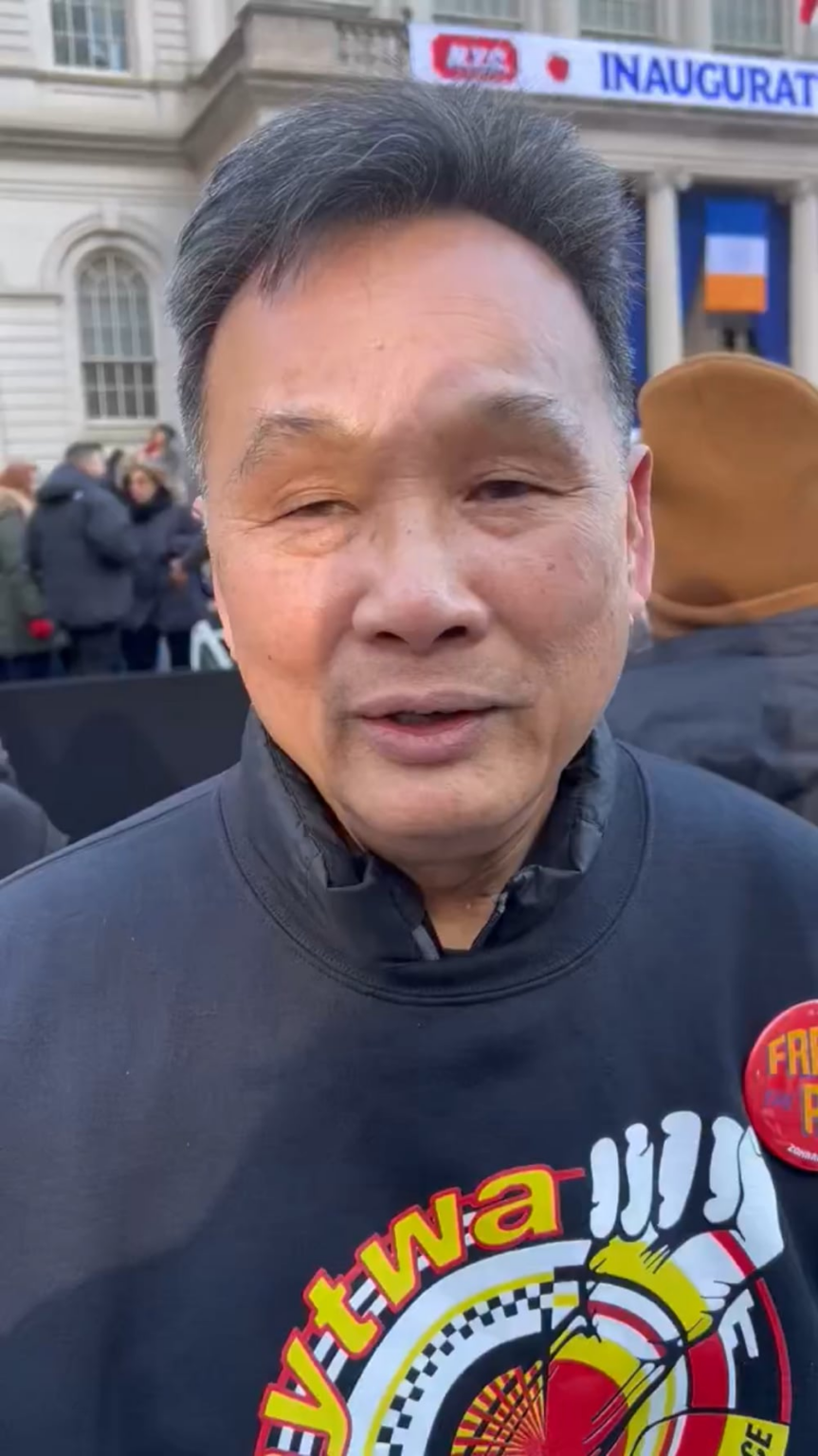 Yellow cab driver Richard Chow was on hunger strike for medallion debt relief with Zohran Mamdani a little over four years ago. Today, he drove now Mayor Zohran Mamdani to City Hall for his inauguration in his taxi
