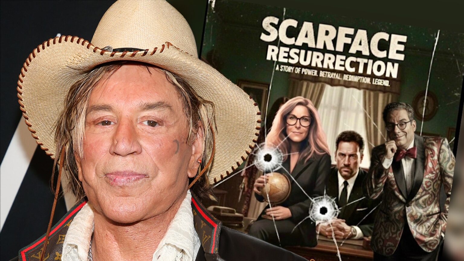 Struggling Mickey Rourke Offered $1,000 'Scarface' Spin-off Cameo