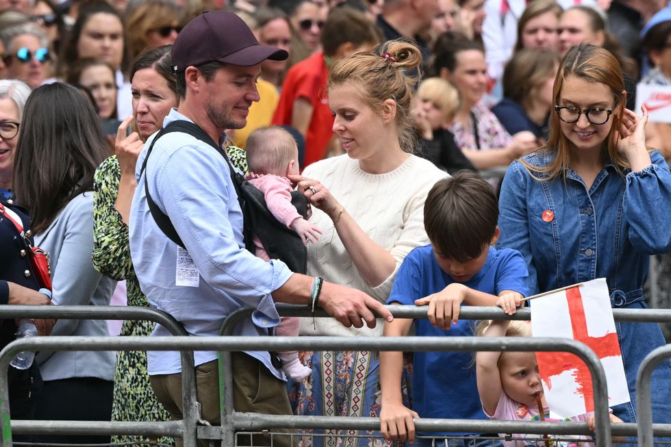 Edoardo Mapelli Mozzi, Princess Beatrice, Wolfie, Sienna, Athena