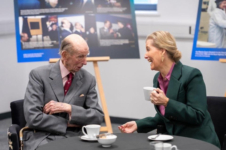 Duke of Kent and Duchess of Edinburgh do a joint engagement at University of Surrey in Guildford