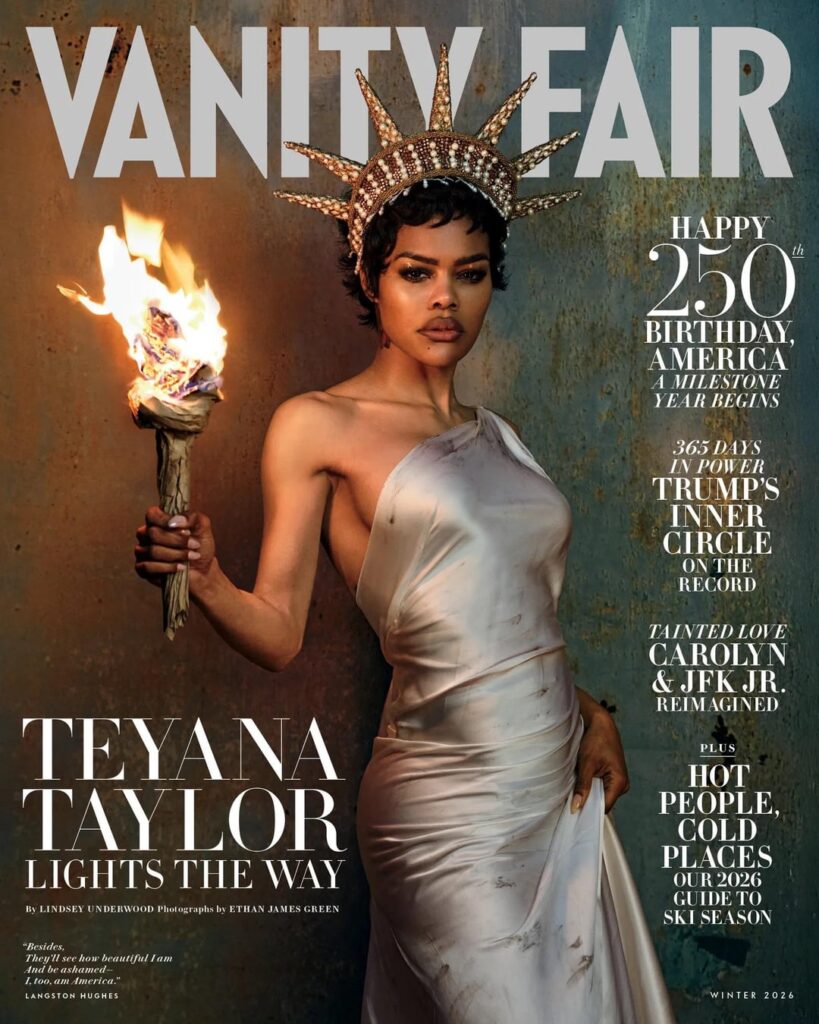 Teyana Taylor covers the Winter Issue of Vanity Fair. Photographed by Ethan James Green & styled by Dara Allen.