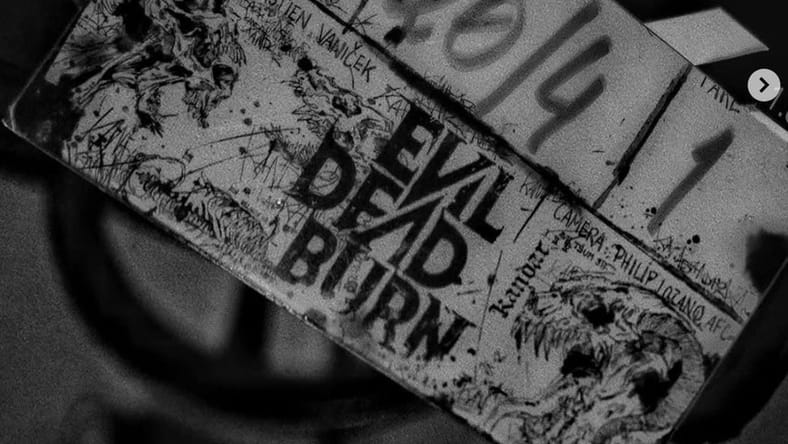 EVIL DEAD BURN BANNER