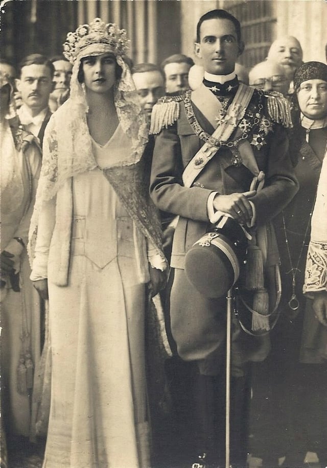 Royal Weddings of the Past: Wedding of Princess Marie-José of Belgium and Crown Prince Umberto of Italy in Rome in 1930