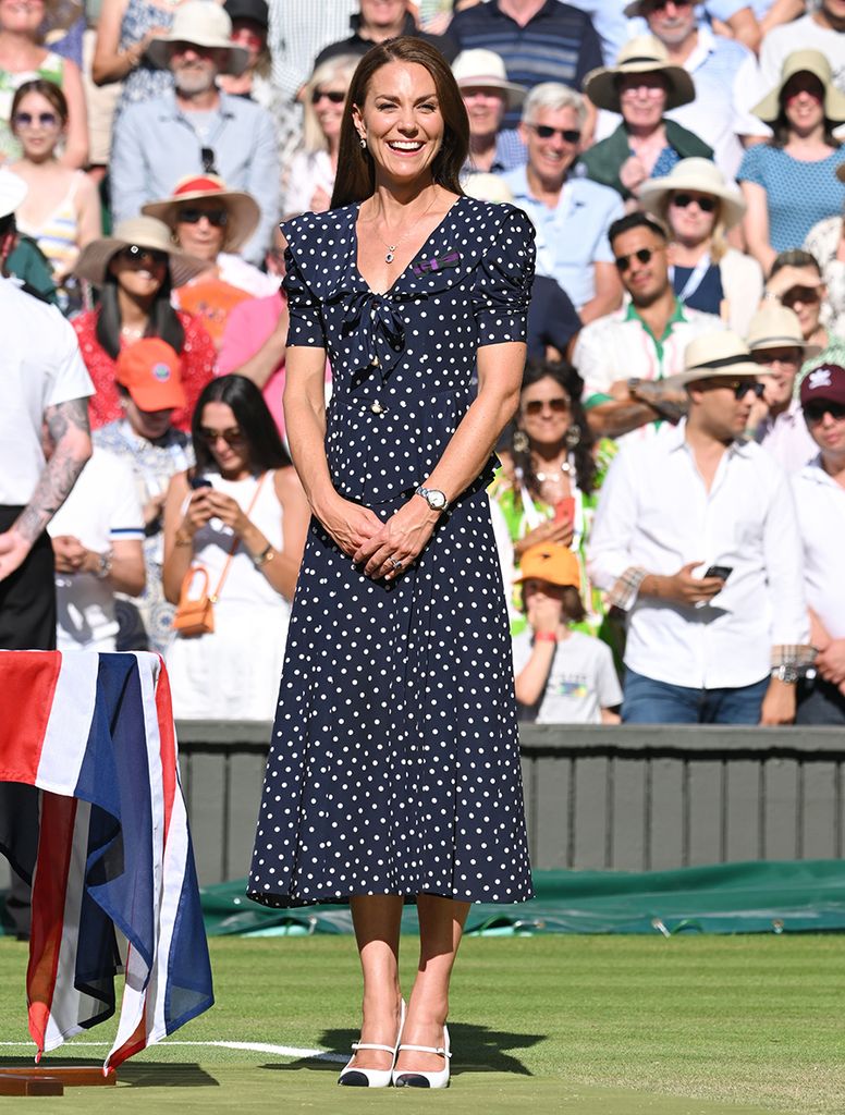 The Princess of Wales wears Alessandra Rich to Wimbledon 2022