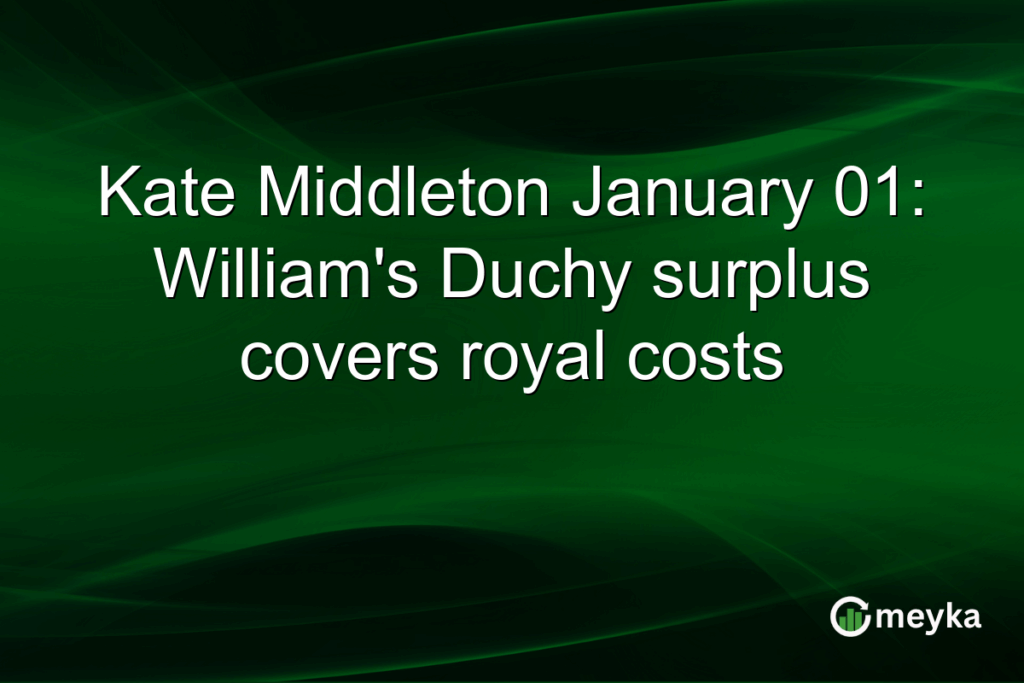 Kate Middleton January 01: William's Duchy surplus covers royal costs