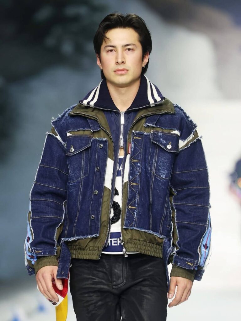 Hudson Williams opens for Dsquared2 in his very first fashion show during Milan Fashion Week