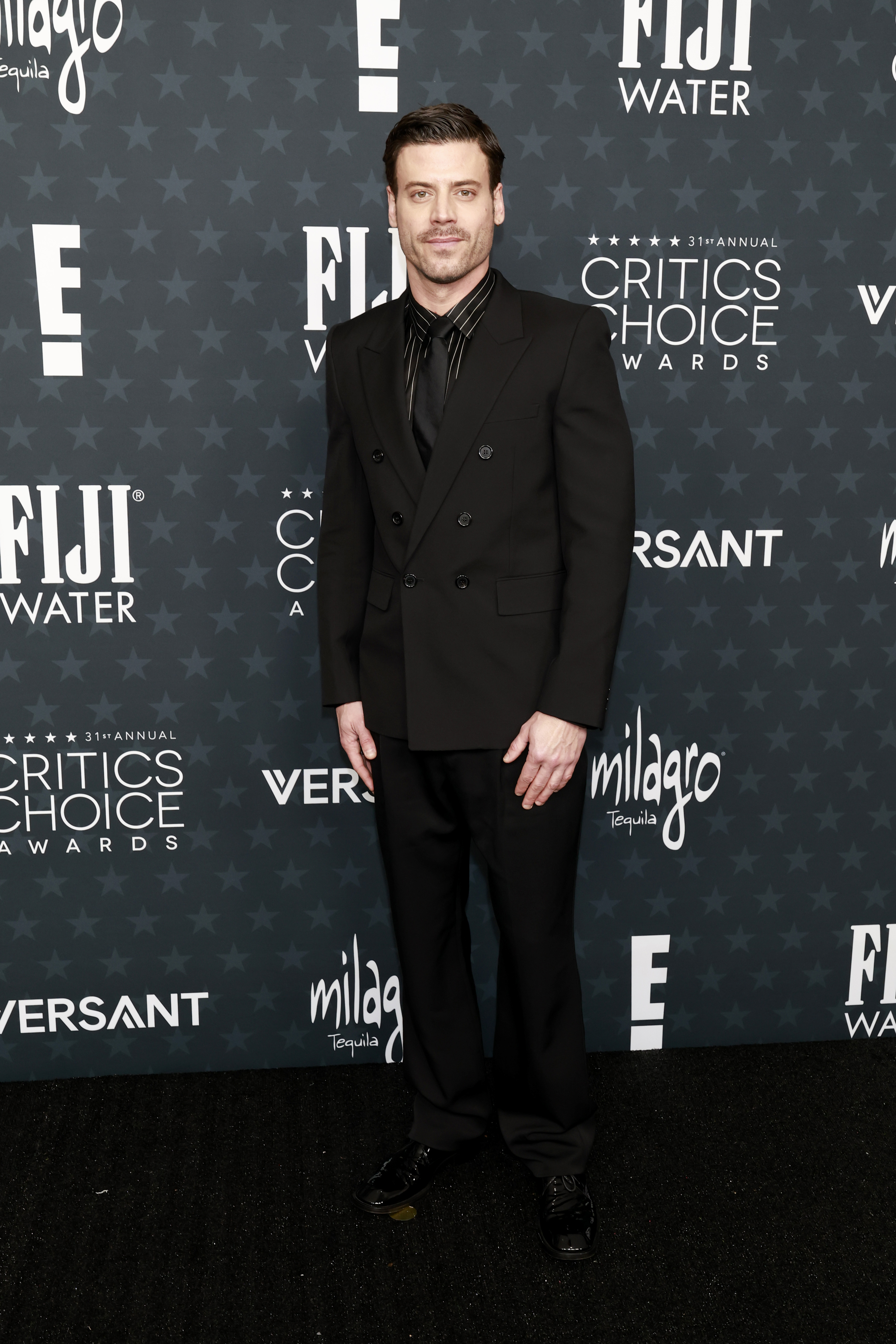 François Arnaud attends the 31st Annual Critics Choice Awards at Barker Hangar on January 04, 2026 in Santa Monica, California