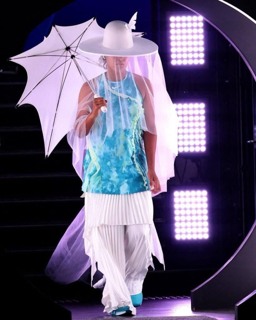 Naomi Osaka’s AO 2026 walk-on outfit 🦋