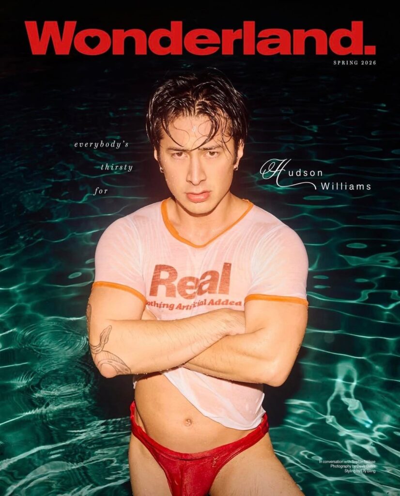 Hudson Williams for Wonderland (Spring 2026)