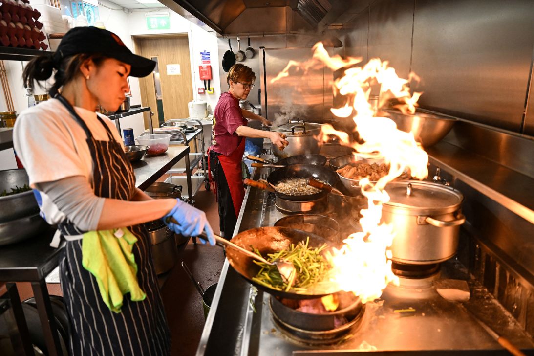Though Chinese food has long been one of Britain's favorite cuisines, the British Chinese community has been largely 