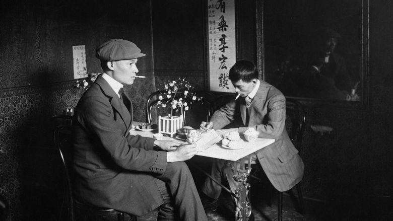 Many early Chinese migrants and restaurant owners in Britain stayed away from each other to avoid competition.