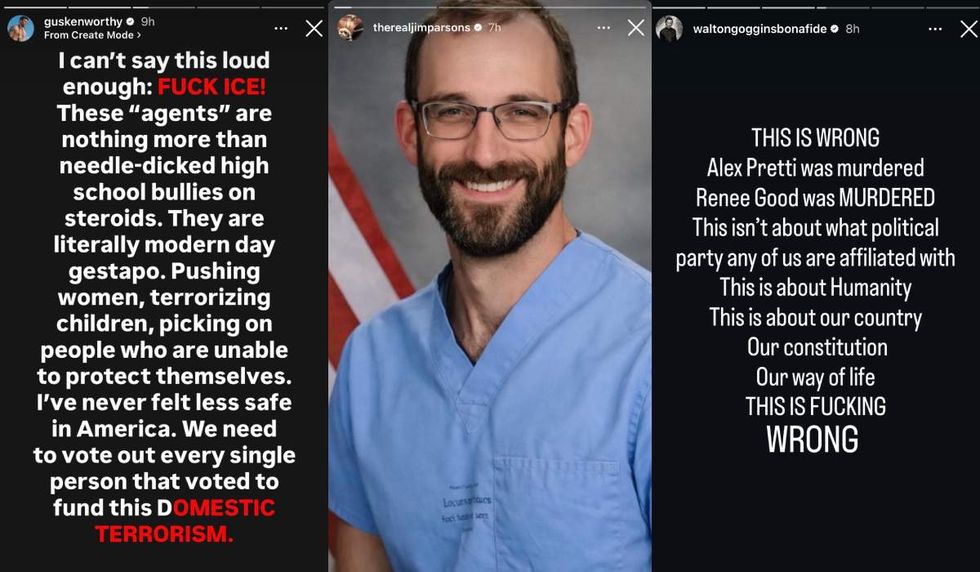 Gus Kenworthy; Jim Parsons; Walton Goggins